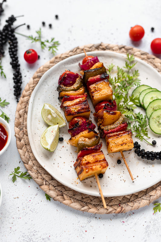 Grilled Paneer with Vegetables