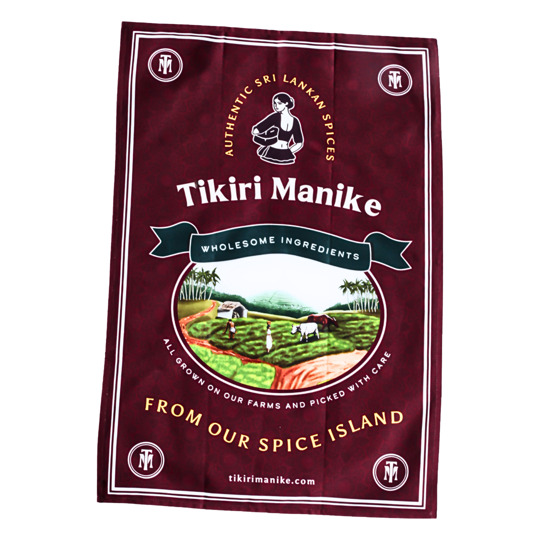 Tikiri Manike Tea Towel - Deep Chilli