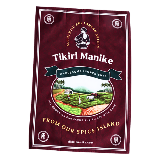 Tikiri Manike Tea Towel - Deep Chilli